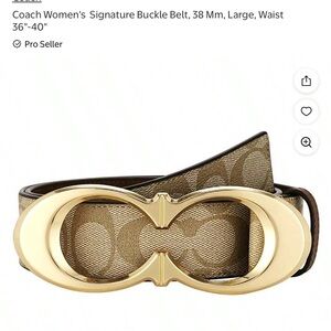 Coach women’s belt